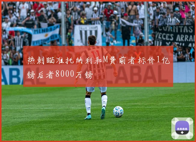 热刺瞄准托纳利和M费前者标价1亿镑后者8000万镑